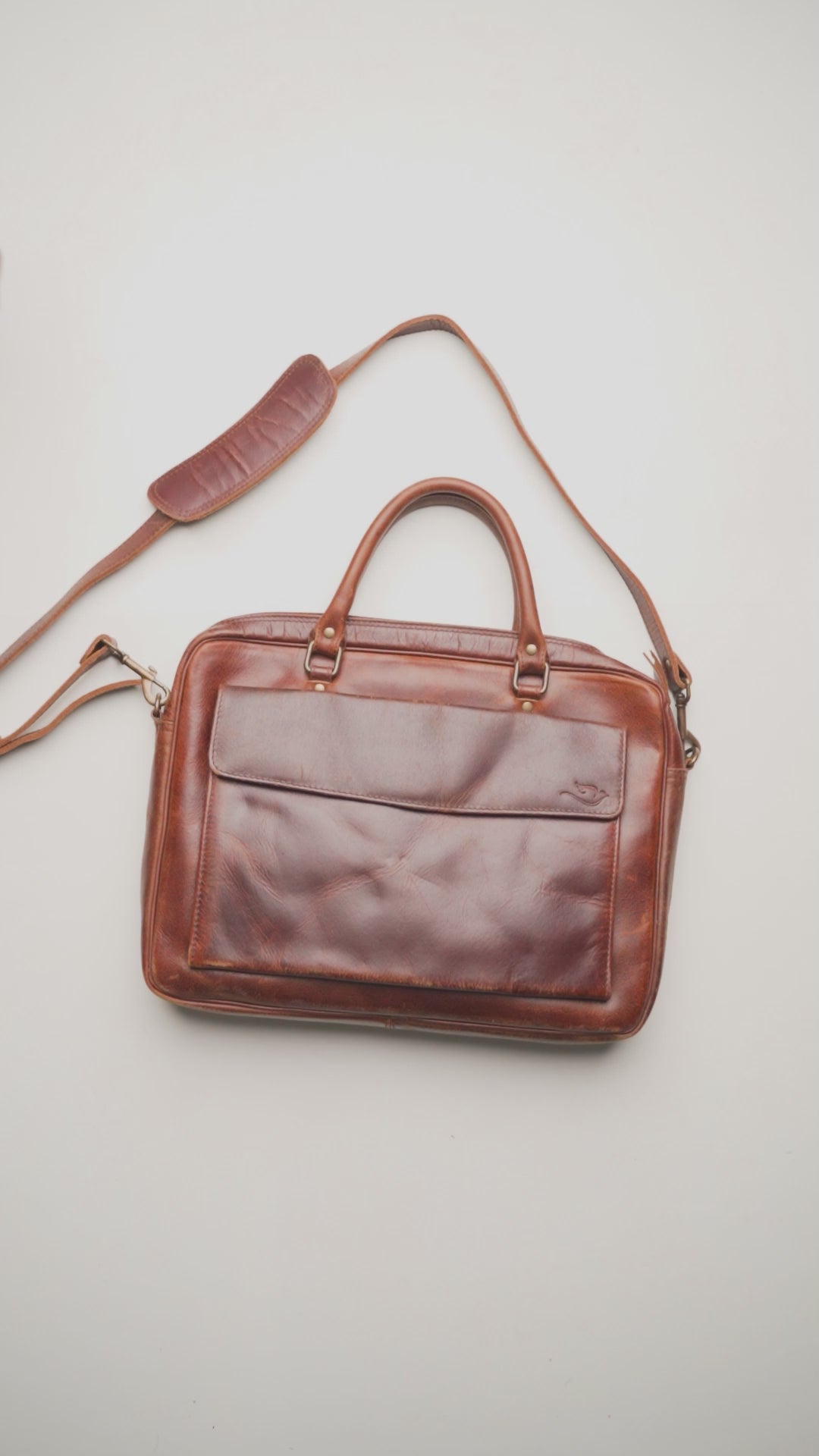 Swallow Premium Leather Laptop Bag